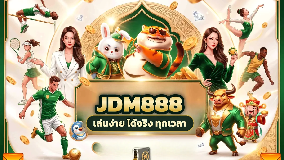 ภาพปกบทความ jdm888 ค่าย pg พาเปิดเล่นบนจอทีละสเต็ป ตั้งแต่เลือกเกมจนถึงกดหมุน